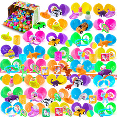 100Pcs 2.5in Toys and Stickers Prefilled Easter Eggs
