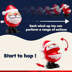 24 Pack Christmas Wind Up Toys - Festive Decorations and Gifts