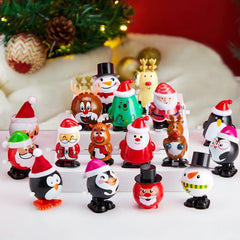 24 Pack Christmas Wind Up Toys - Festive Decorations and Gifts