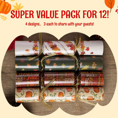 12 Pack Thanksgiving Party Favors - No Snap, No Popping, with Random Gifts