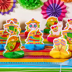 12-Pack Cinco de Mayo Honeycomb Table Centerpieces