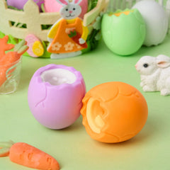 12Pcs Easter Squishy Toys - Bunny & Chick Stress Relief Eggs