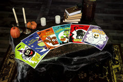 6 Characters Halloween Plastic Goodie Bags, 72 Pcs