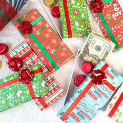 Rectangular Christmas Gift Box, Set of 9