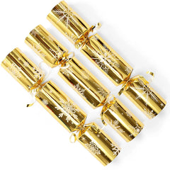Christmas Party Table Favors (Gold Snowflake) - 12 Pack