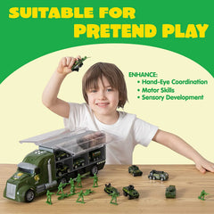 25-in-1 Die-Cast Military Toy Set