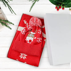 White Box with Assorted Sizes and Stickers, 12 Pcs