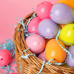 150Pcs 2.3in Colorful Bright Plastic Pastel Easter Eggs for Easter Egg Hunt
