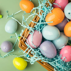 150Pcs 2.3in Colorful Bright Plastic Pastel Easter Eggs for Easter Egg Hunt