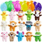 15 Plush Animals Prefilled Easter Eggs