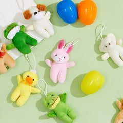 15 Plush Animals Prefilled Easter Eggs