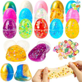 16 Prefilled Slime Easter Eggs for Kids Party & Hunt