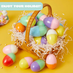 18 Prefilled Easter Eggs with Butter Slime