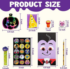 192-Piece Halloween Stationery Set