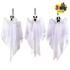 1 PC 27.5" Halloween Hanging Ghosts Decorations Outdoor