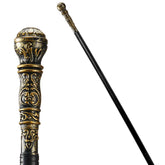Vintage Gold Halloween Staff Walking Cane