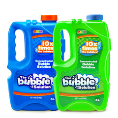 2-Pack Bubbles Refill Solution 64oz (Makes Up to 5 Gallons) for Bubble Machine