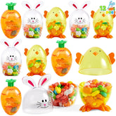 12-Pack Easter Candy-Filled Egg Shell Carrots