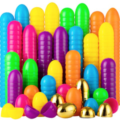 500 Pcs Bulk Plastic Easter Eggs for Easter Egg Hunt Party
