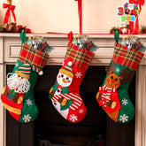 3-Piece Set of 18-Inch Christmas Stockings