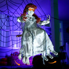 Spooky Halloween Hanging Swing Girl