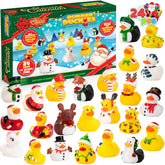 24 Days of Christmas Advent Calendar with Rubber Ducks