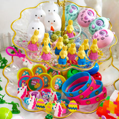 200 Prefilled Easter Eggs with Toys & Stickers, Easter Party Favors for Kids