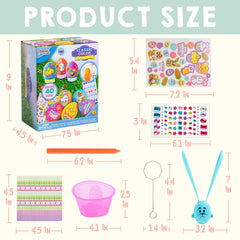 20-Piece DIY Easter Egg Decorating Kit