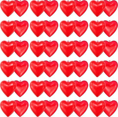 24 Prefilled Valentine's Day Hearts with Cards for Kids Classroom Exchange