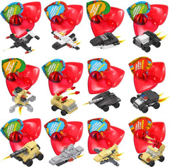 24 Prefilled Valentine's Day Hearts with Cards for Kids Classroom Exchange