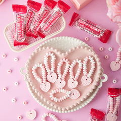 24-Pack Valentine's Day Candy Bracelets - Party Favors, Holiday Rewards