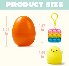 24 Assorted Prefilled Easter Eggs (2.36 in)
