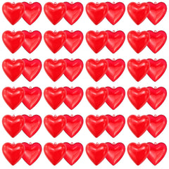 24 Prefilled Hearts with Spaceship Building Blocks and Valentine's Day Cards for Kids - Classroom Exchange Gifts