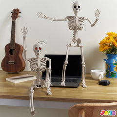 24-Inch Halloween Skeleton Full Body Human Plastic Bones
