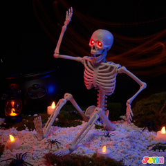 24-Inch Halloween Skeleton Full Body Human Plastic Bones