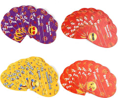 28-Piece Iconic Expression Eraser-Filled Hearts Set with Valentine's Day Cards for Kids - Classroom Exchange Gifts