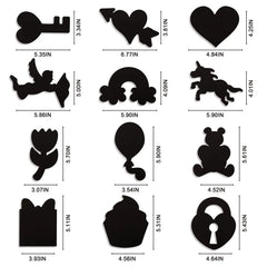 28 Sets Valentine's Day Scratch Paper for Kids