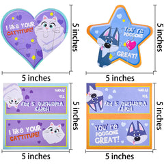 28-Piece Animal Jigsaw Puzzle Set with Valentine's Day Cards for Kids - Classroom Exchange Gifts