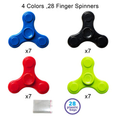 28-Pack Valentine's Day Spinner Cards for Kids Classroom Exchange Gifts