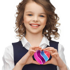28-Piece Heart Multicolor Slime Set with Stickers