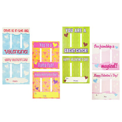 28Pcs Kids Valentine's Cards with Charm Slap Bracelet - Classroom Exchange Gifts