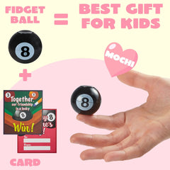 28Pcs Kids Valentine's Cards with Mini Sport Balls - Classroom Exchange Gifts