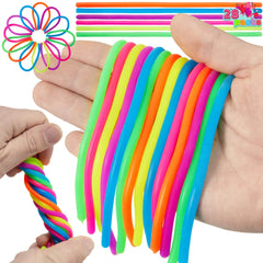28Pcs Kids Valentine's Cards with Stretchy String - Classroom Exchange Gifts