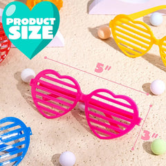 28Pcs Shutter Shade Accessories with Valentine's Day Cards for Kids - Classroom Exchange Gifts