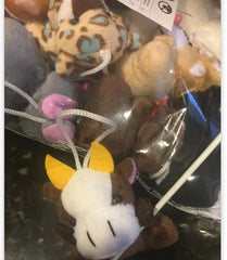 28 Animal Plushies with Valentine's Cards for Classroom Gift Exchange