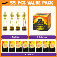 Halloween Costume Contest Ballot Card Box