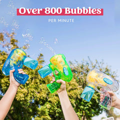 Bubble Guns - 3 Colors, 5 Built-in Wands