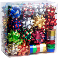 3-Inch Christmas Gift Bows, 75-Pack