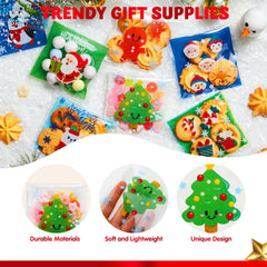 300-Pack Christmas Cellophane Candy Treat Bags