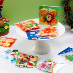 300-Pack Christmas Cellophane Candy Treat Bags